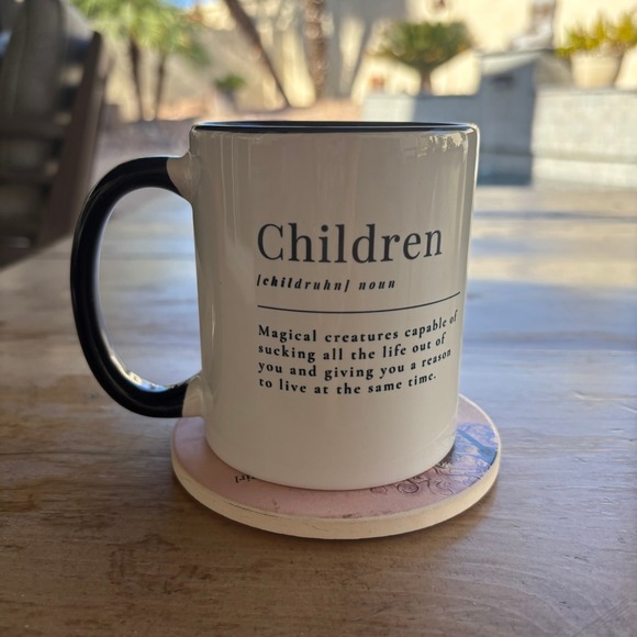 Children Definition Mug Funny Sarcastic Gift for Mom Dad Parent Coffee Cup - Picture 3 of 4
